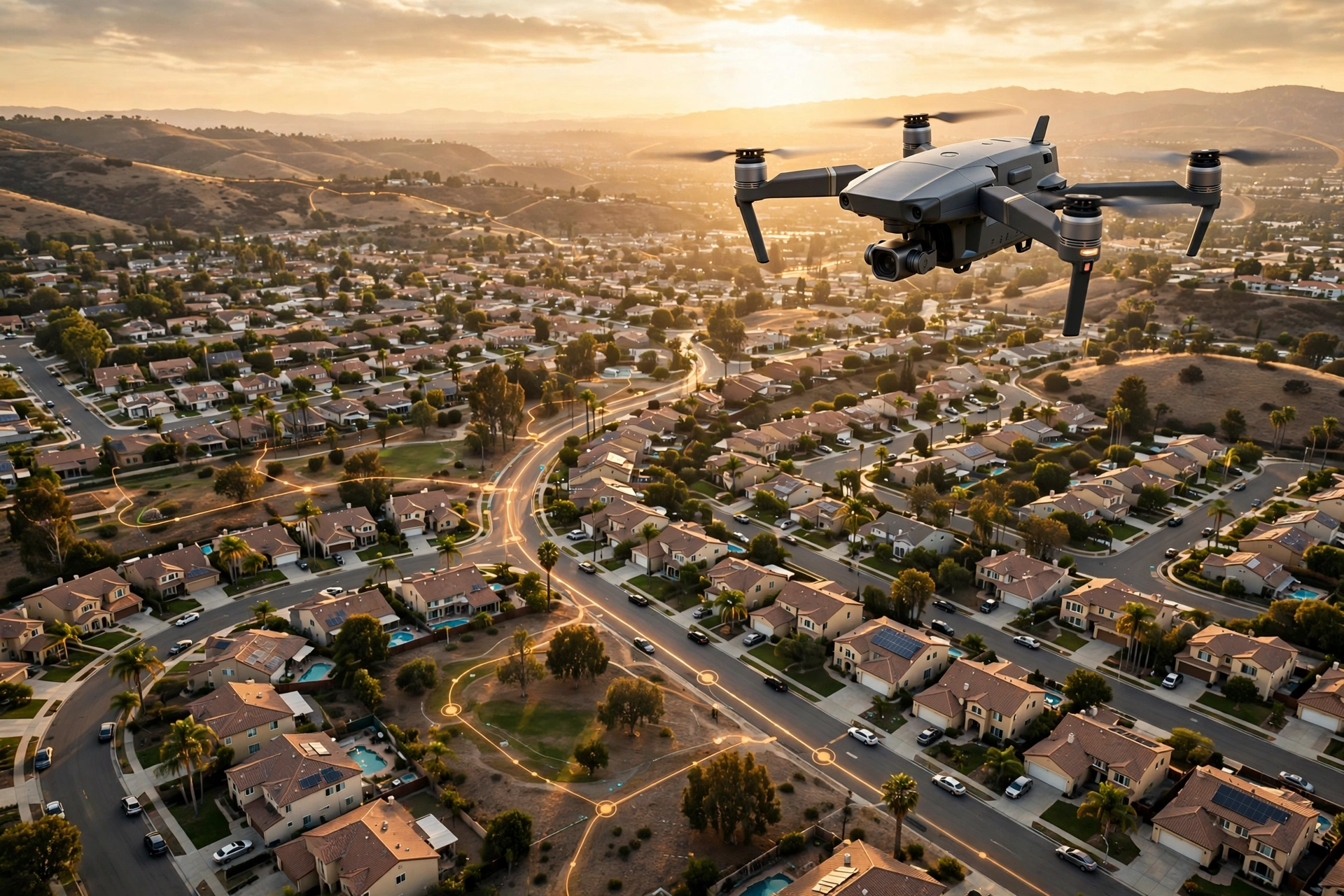 Satellite & Drone Macro Leak Detection in Santee, CA — Leak Finder Pros